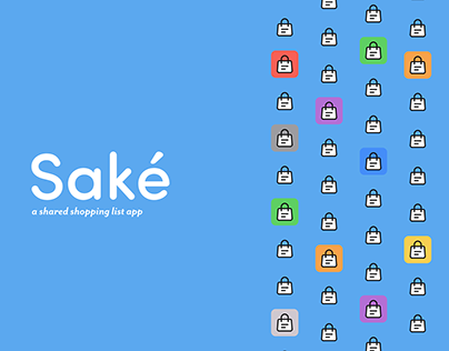 Saké - Shopping List App Design
