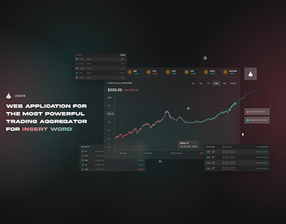 UI/UX Design for the Trading Web Application