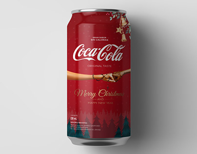 Coca Cola new can design for Christmas and new year