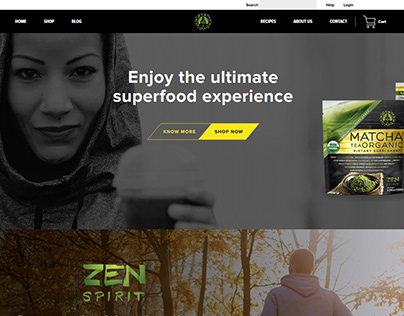 Shopify | Zen Spirit Foods website
