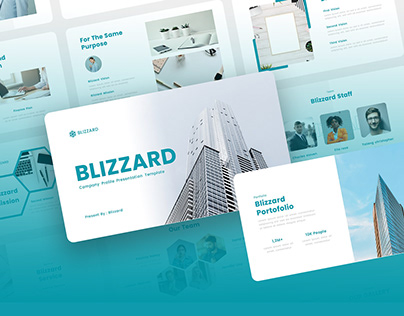 | Blizzard - Company Profile Presentation Template