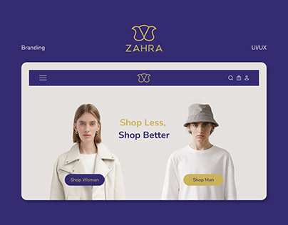 ZAHRA | Branding & UI/UX