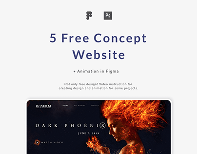 5 Free Concept WebSite