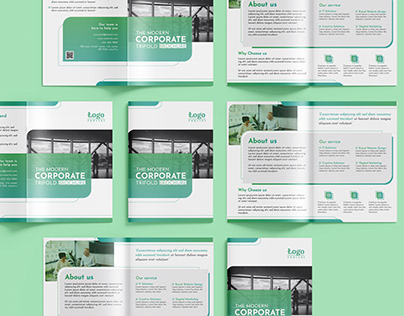 Corporate bifold brochure | multipurpose | whitepaper