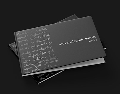 Untranslatable Words Catalog