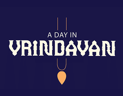 A day in Vrindavan (typographical booklet)