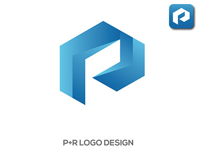 Modern PR logo design
