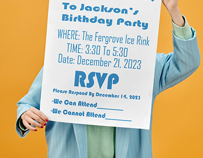 Jackson's Birthday Pary Invitation