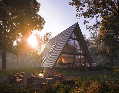 CGI: Forest house