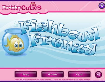 Game Title Screens for Zwinky Cuties™ Virtual World