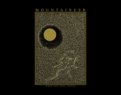 Illustration Artwork for MOUNTAINEER T-Shirt Graphic