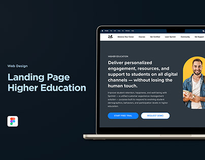 Landing Page Higher Education