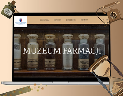 Redesign of the Pharmacy Museum website in Krakow