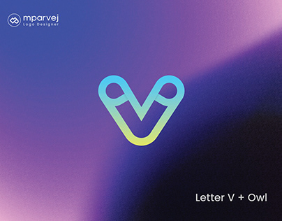 Letter V + Owl