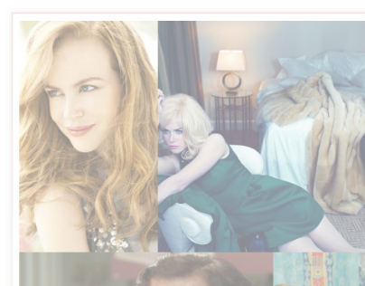 Nicole Kidman Site-Inspired Homepage Design