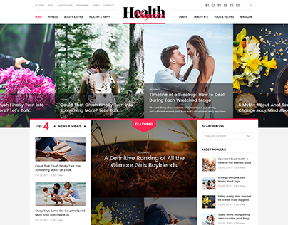 HealthMag - Multipurpose News/Magazine Joomla Template
