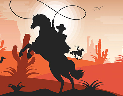 cowboy illustration