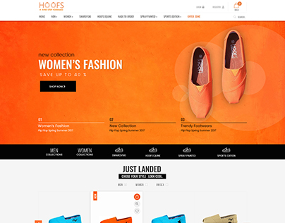 Hoofs :Online eCommerce Store for Shoes