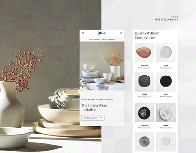 Porcelain Elegance | Website Design