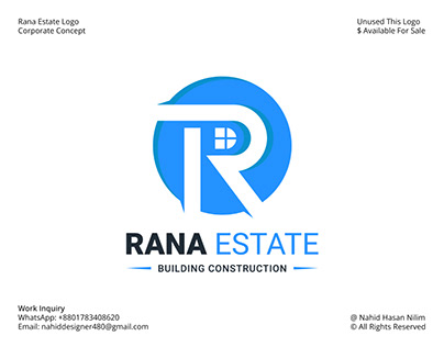 Real Estate Logo, Construction Logo, House & Home Logo