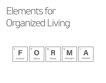 Elements for organized living