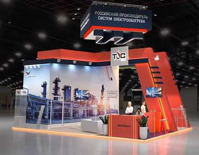 Exhibition stand project for gas equipment company