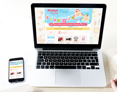 Web Design for Khansa Baby Kids Shop