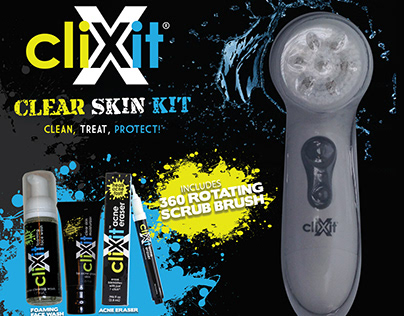 Clixit Face Scrub Product Design