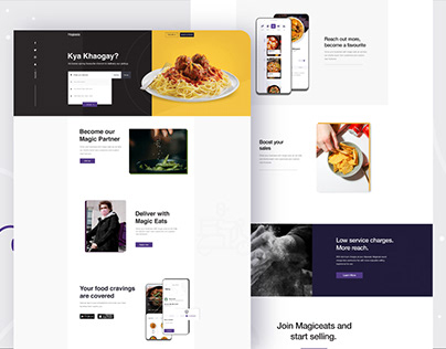 Food Delivery Web Ui Design