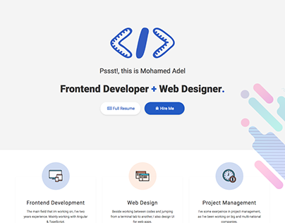 Personal Landing Page