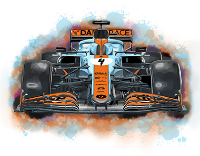 Lando Norris McLaren F1 Car