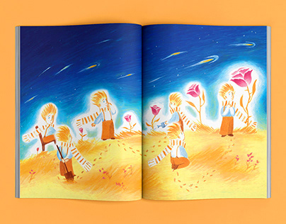 Illustrations for book “The Little Prince”