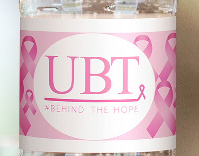 UBT Breast Canser Event -WATER BOTTLE
