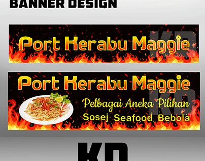 Port Kerabu Maggie Banner Design