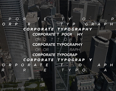 Corporate Typography