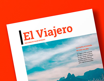 Diseño editorial - El Viajero