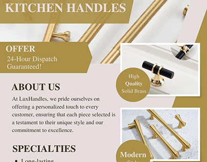 Brass Cabinet Handles with fast delivery in Australia