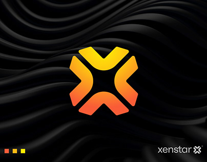 Letter X - Star Sparcle Logo