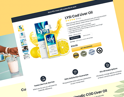 LYSI Sales Funnel Landing Pages
