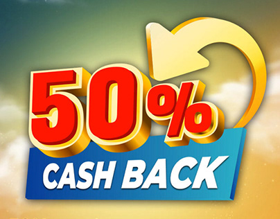 50% Cash Back Campaign | حملة 50% كاش باك الدعائية