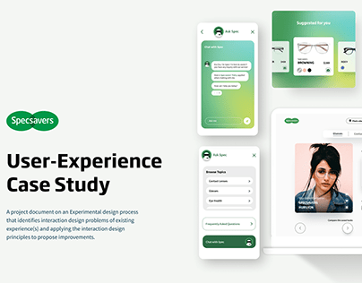 Specsavers User-Experience Case Study