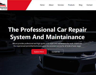 Car Service And Repair Website