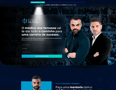 Cycle + Dr. Tigre | Landing Page