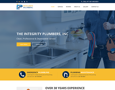Website Design for Plumbing