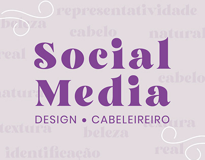 Social Media Design Cabeleireiro