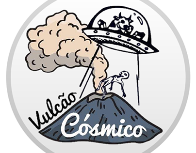 Logotipo para loja Vulcão Cósmico