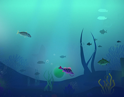 Fishing Light Attractor Animation