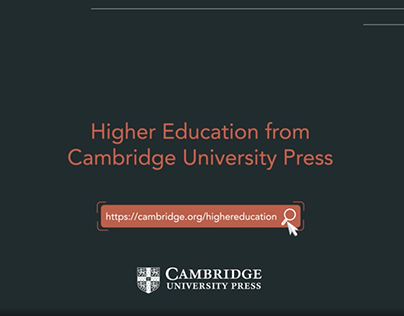 Higher Education from Cambridge University Press video