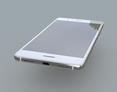 Model and rendering Huawei P9 lite