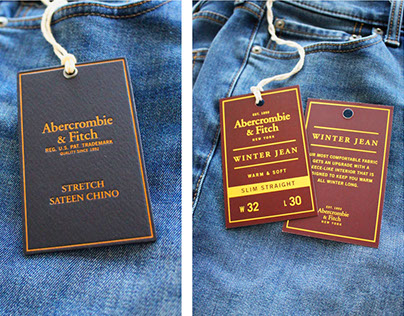 Abercrombie & Fitch On-Product / Hangtags
